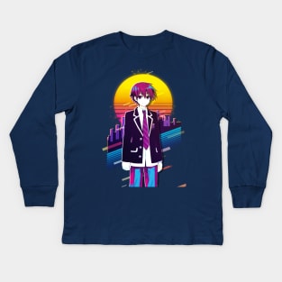 Date A Live Shido Itsuka Kids Long Sleeve T-Shirt